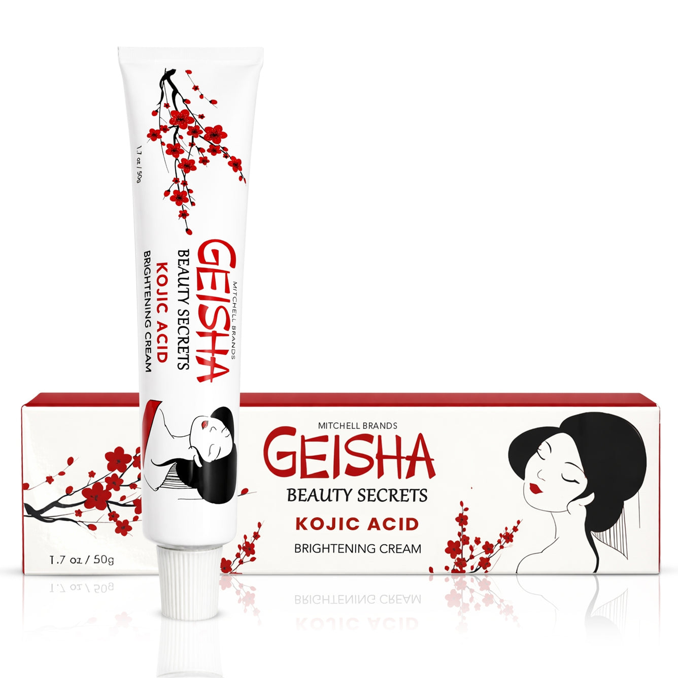 Geisha Brightening Cream Tube 50g / 1 fl oz - Mitchell Brands