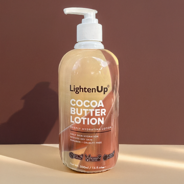 LightenUp Cocoa Butter Lotion 500 ml - Mitchell Brands