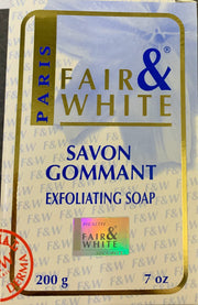 Fair & White Original Exfoliating Soap - Smooth and Soft Complexion - 200g / 7 oz Fair & White Original - Mitchell Brands - Skin Lightening, Skin Brightening, Fade Dark Spots, Shea Butter, Hair Growth Products