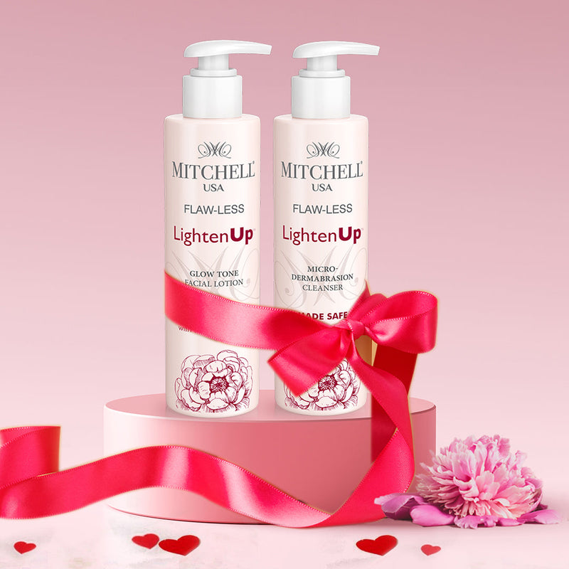 Radiant Duo: LightenUp Cleanser + Glow Tone Toner - Mitchell Brands