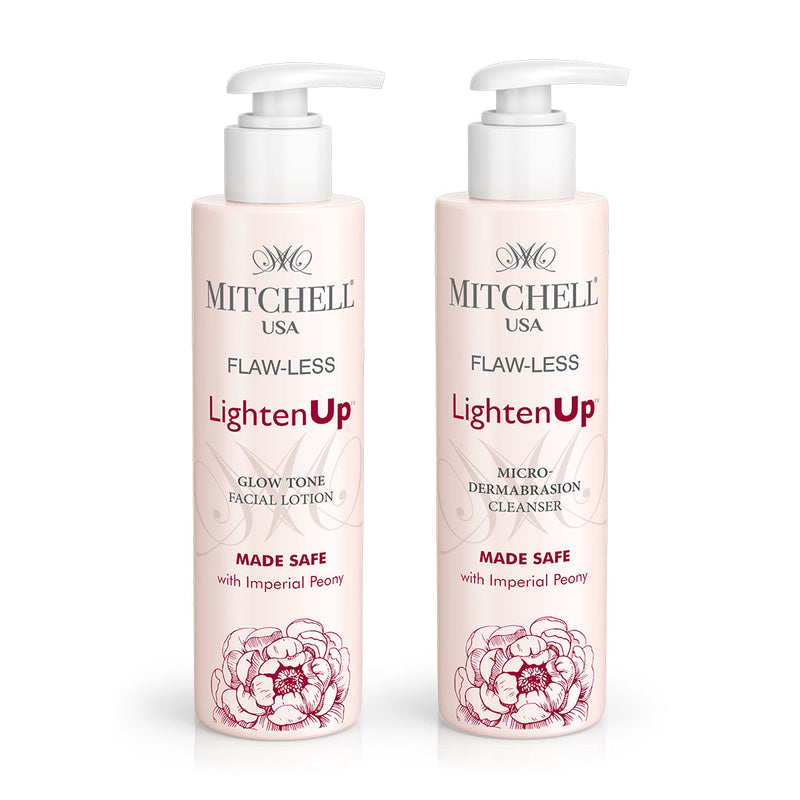 Radiant Duo: LightenUp Cleanser + Glow Tone Toner - Mitchell Brands