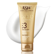 Fair & White Gold Hand Cream with Argan Oil Step #3 - Clarifies  skin - 75ml / 2.54 oz - Mitchell Brands