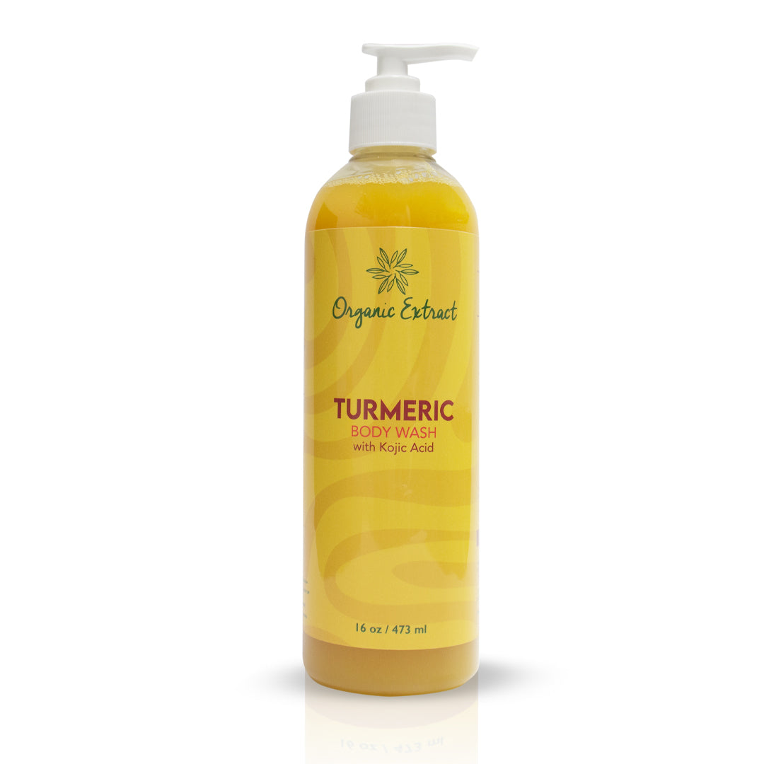 Organic Extract Turmeric Body Wash 16oz Mitchell Brands - Mitchell Brands - Skin Lightening, Skin Brightening, Fade Dark Spots, Shea Butter, Hair Growth Products