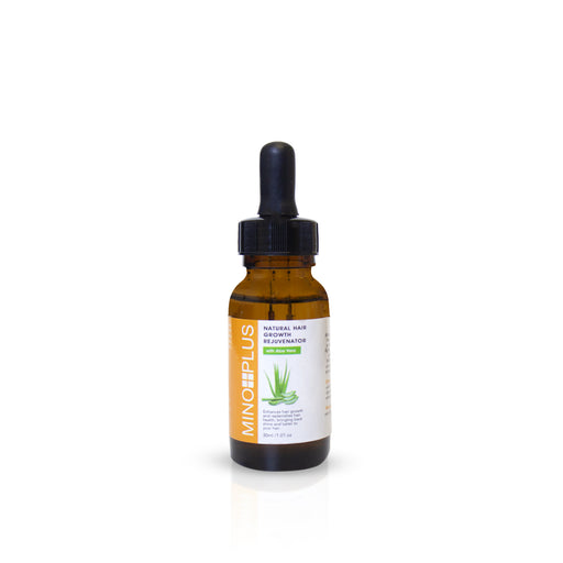 Hair Growth Serum - MinoPlus Natural Rejuvenator with Aloe 30ml MinoPlus - Mitchell Brands - Skin Lightening, Skin Brightening, Fade Dark Spots, Shea Butter, Hair Growth Products