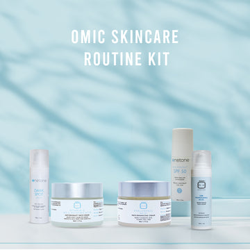 Omic Skincare Routine Kit Mitchell Brands - Mitchell Brands - Skin Lightening, Skin Brightening, Fade Dark Spots, Shea Butter, Hair Growth Products