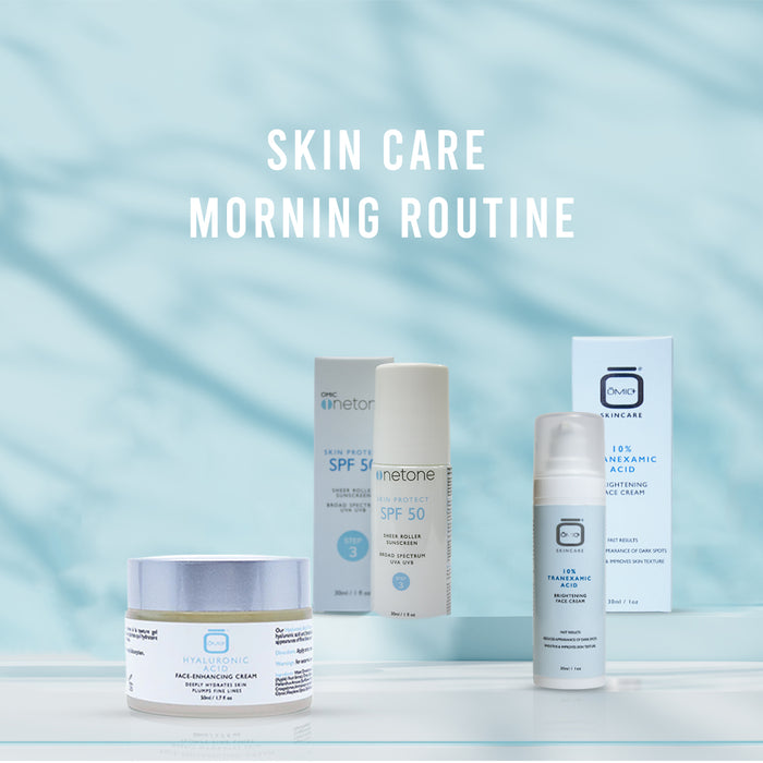 Omic Skincare Routine Kit Mitchell Brands - Mitchell Brands - Skin Lightening, Skin Brightening, Fade Dark Spots, Shea Butter, Hair Growth Products