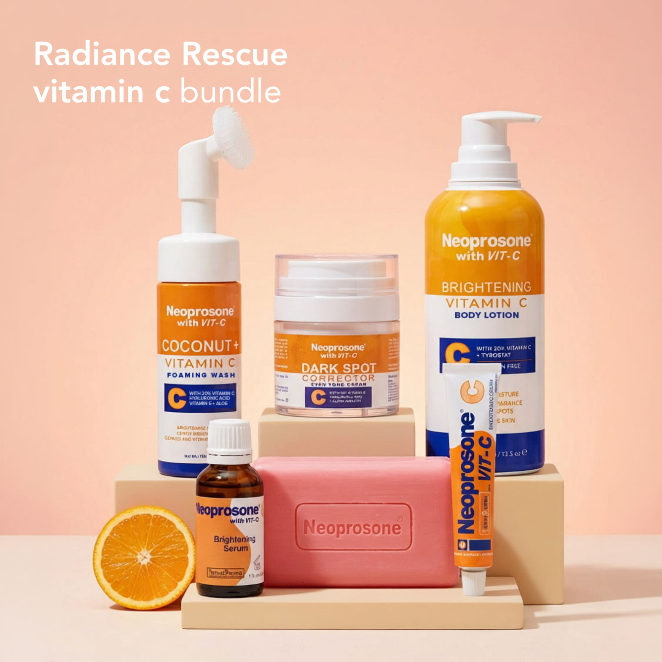 Neoprosone Vitamin C Radiance Rescue Bundle - Mitchell Brands