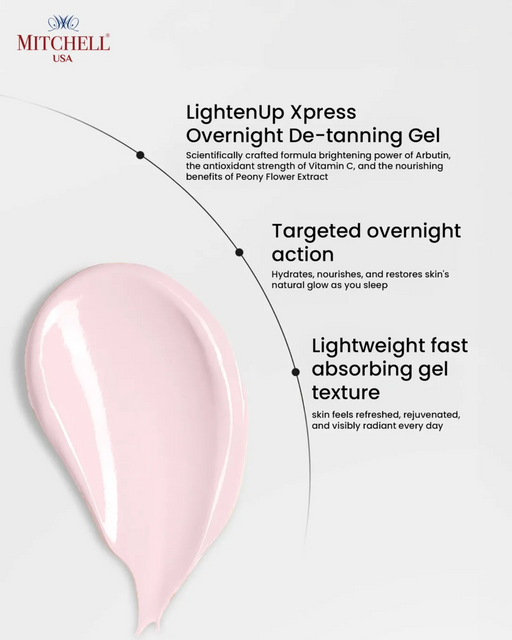 Lighten Up Flawless De-Tanning Gel 30g - Mitchell Brands