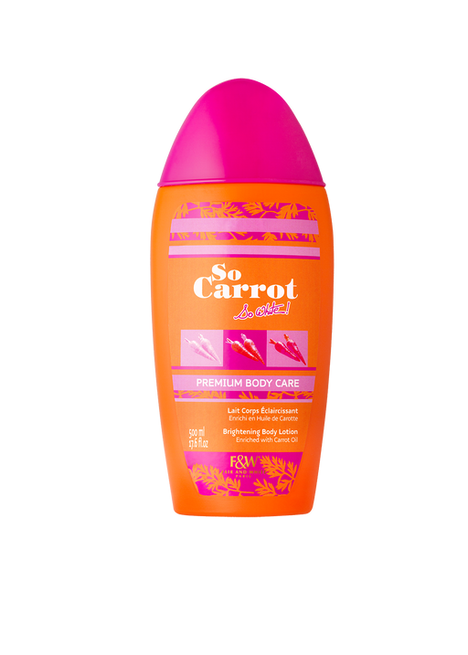 Fair & White So Carrot Brightening Body Lotion 500ml / 17.6 fl. oz - Mitchell Brands