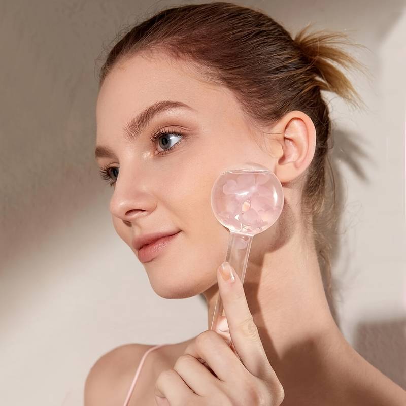 Beauty Crystal Ball Facial Ice Globe, Face Eye Massage Skin Care Tool Mitchell Brands - Mitchell Brands - Skin Lightening, Skin Brightening, Fade Dark Spots, Shea Butter, Hair Growth Products