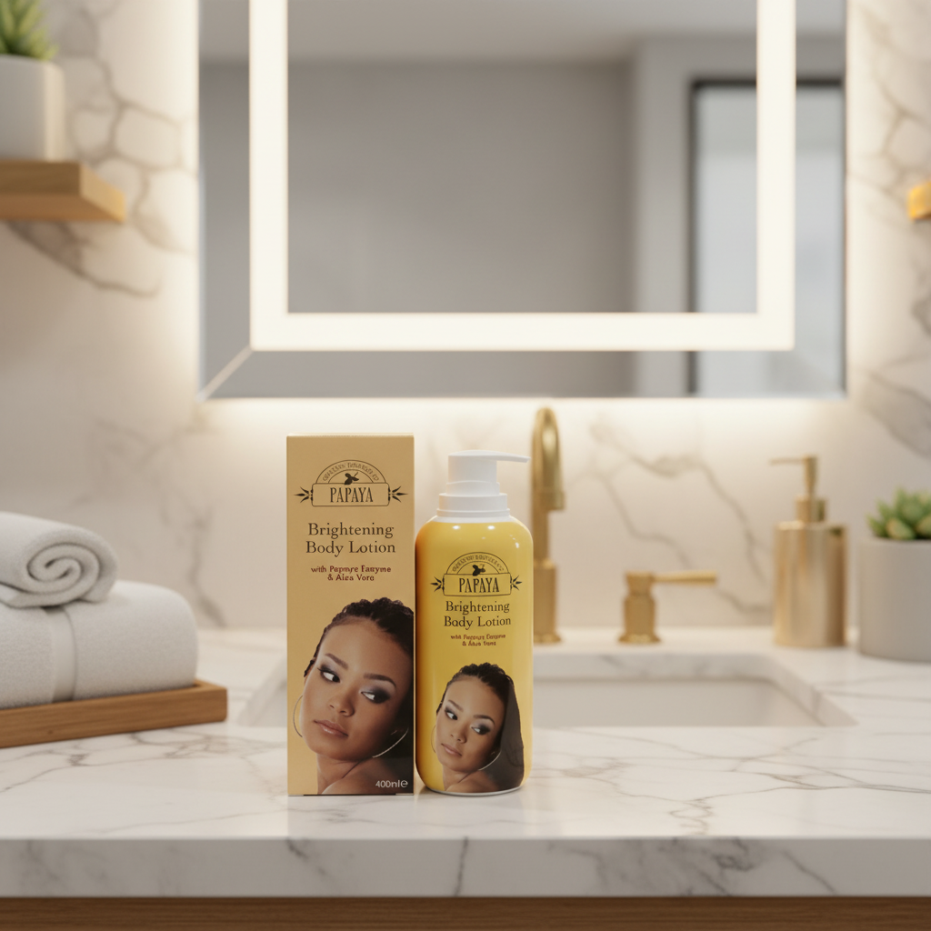 Loción Corporal Iluminadora con Extracto Orgánico de Papaya | 400ml