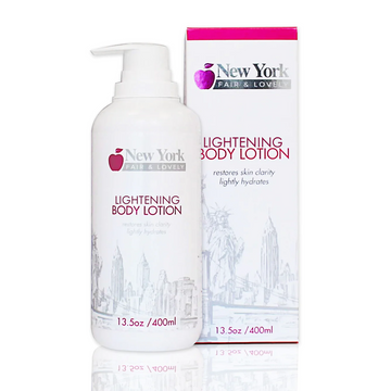 New York Fair & Lovely Lightening Body Lotion - 400ml / 13.5 Oz New York Fair & Lovely - Mitchell Brands - Skin Lightening, Skin Brightening, Fade Dark Spots, Shea Butter, Hair Growth Products