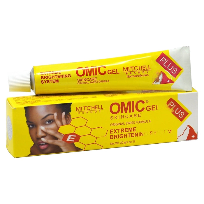 OMIC Gel Plus Extreme Brightening System 30g OMIC Original - Mitchell Brands - Skin Lightening, Skin Brightening, Fade Dark Spots, Shea Butter, Hair Growth Products