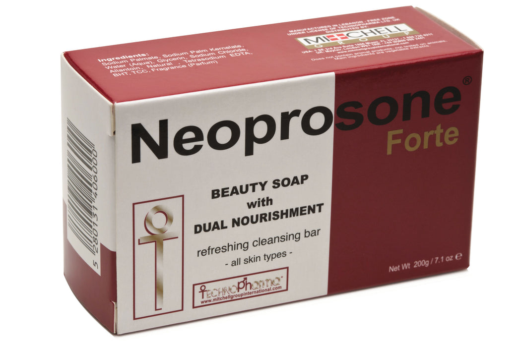 Neoprosone Skin Brightening Soap - 200g / 7.1 oz Neoprosone Technopharma - Mitchell Brands - Skin Lightening, Skin Brightening, Fade Dark Spots, Shea Butter, Hair Growth Products