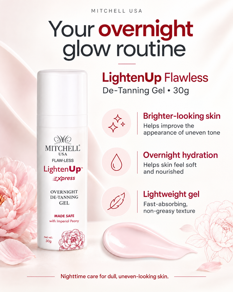 Lighten Up Flawless De-Tanning Gel 30g