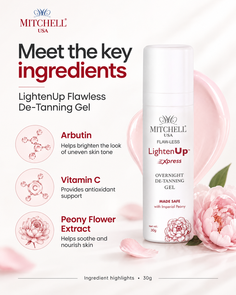 Lighten Up Flawless De-Tanning Gel 30g