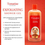 Tomatine Exfoliating Shower Gel 1000ml Mitchell Brands - Mitchell Brands - Skin Lightening, Skin Brightening, Fade Dark Spots, Shea Butter, Hair Growth Products
