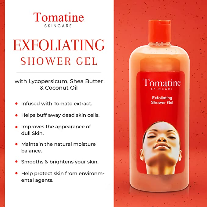 glutathione tomato shower gel Tomatine Exfoliating Shower Gel 1000ml