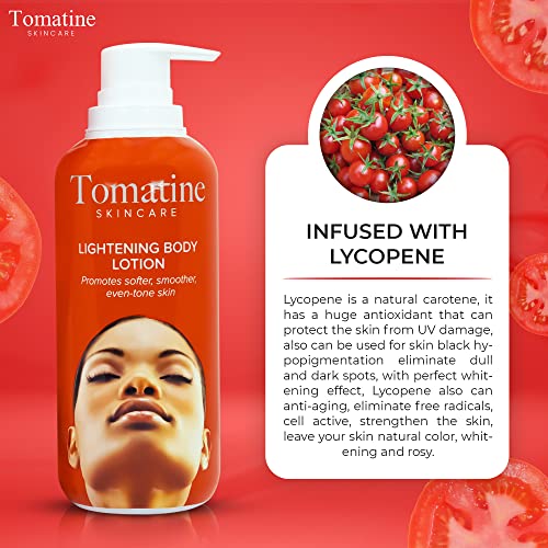 Tomatine Lightening Body Lotion 400ml Tomatine - Mitchell Brands - Skin Lightening, Skin Brightening, Fade Dark Spots, Shea Butter, Hair Growth Products