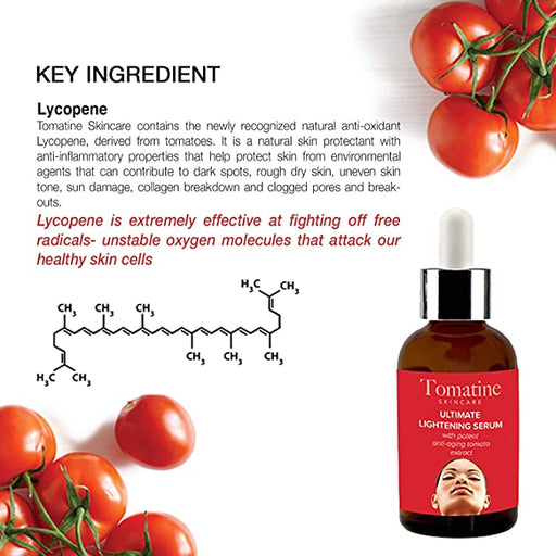 Tomatine Ultimate Lightening Serum 30ml Tomatine - Mitchell Brands - Skin Lightening, Skin Brightening, Fade Dark Spots, Shea Butter, Hair Growth Products
