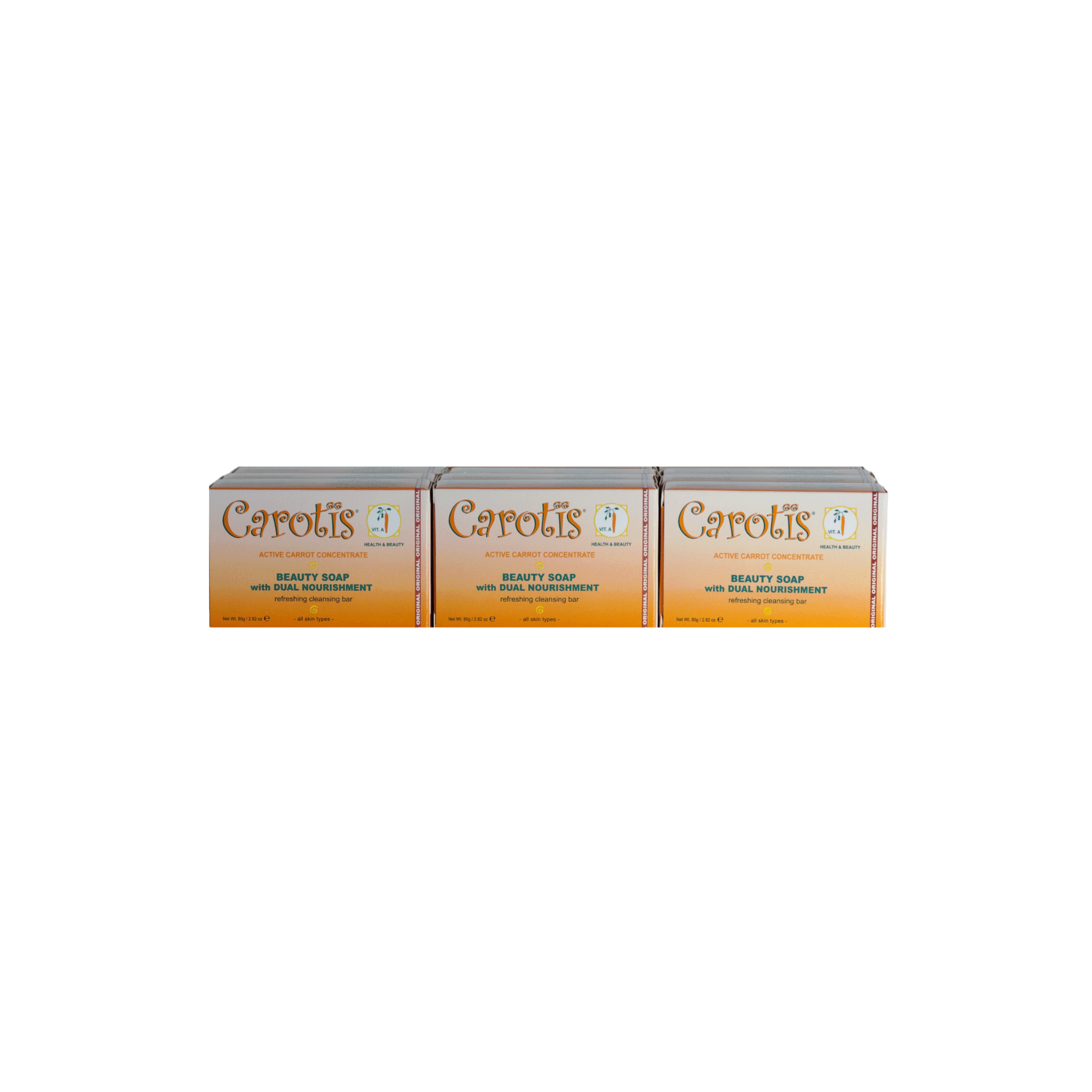 Carotis Soap 80gr 12 Pack Mitchell Brands - Mitchell Brands - Skin Lightening, Skin Brightening, Fade Dark Spots, Shea Butter, Hair Growth Products