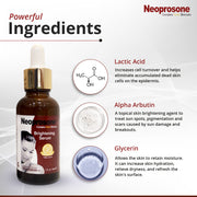 Neoprosone Brightening Serum - For Clear Skin - 30 ml / 1 oz Mitchell Brands - Mitchell Brands - Skin Lightening, Skin Brightening, Fade Dark Spots, Shea Butter, Hair Growth Products