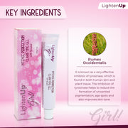 Omic LightenUp Girl! Intense Perfection Lightening Gel - 30g / 1 Oz Mitchell Brands - Mitchell Brands - Skin Lightening, Skin Brightening, Fade Dark Spots, Shea Butter, Hair Growth Products
