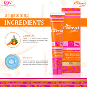 Fair & White So Carrot Brightening Cream 50ml / 1.7 fl. oz Fair & White So Carrot NEW - Mitchell Brands - Skin Lightening, Skin Brightening, Fade Dark Spots, Shea Butter, Hair Growth Products