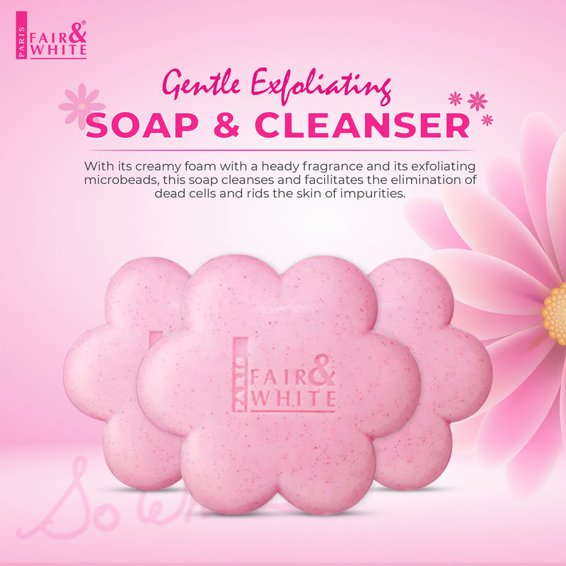 Fair & White So White Exfoliating Soap Gentle Cleansing Bar