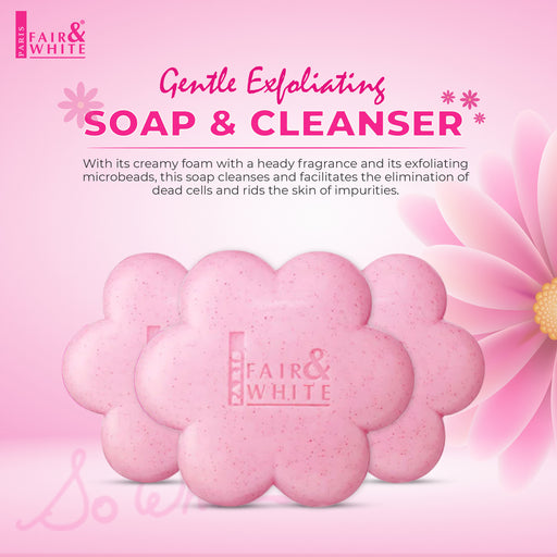 Fair & White So White Exfoliating Soap Gentle Cleansing Bar
