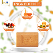 Fair & White Original Carrot Exfoliating Soap - For Instant Glowing Skin - 200g / 7 oz Fair & White Original - Mitchell Brands - Skin Lightening, Skin Brightening, Fade Dark Spots, Shea Butter, Hair Growth Products