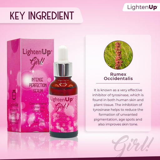 Omic LightenUp Girl! Intense Perfection Lightening Serum - 30ml / 1 Fl Oz Mitchell Brands - Mitchell Brands - Skin Lightening, Skin Brightening, Fade Dark Spots, Shea Butter, Hair Growth Products