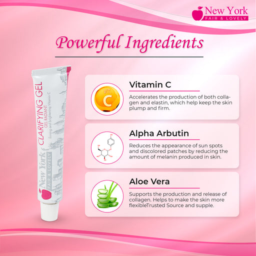 New York Fair & Lovely Clarifying Gel Tube – 30g/ 1 Fl Oz New York Fair & Lovely - Mitchell Brands - Skin Lightening, Skin Brightening, Fade Dark Spots, Shea Butter, Hair Growth Products