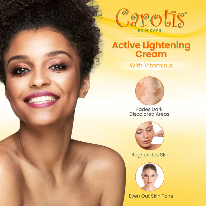 Carotis Lightening Cream with Vitamin A - 30g / 1.05 fl oz Mitchell Brands - Mitchell Brands - Skin Lightening, Skin Brightening, Fade Dark Spots, Shea Butter, Hair Growth Products