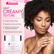 New York Fair & Lovely Active Lightening Cream - 100ml / 3.4 Oz New York Fair & Lovely - Mitchell Brands - Skin Lightening, Skin Brightening, Fade Dark Spots, Shea Butter, Hair Growth Products