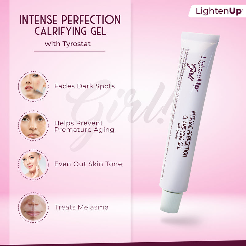 Omic LightenUp Girl! Intense Perfection Lightening Gel - 30g / 1 Oz Mitchell Brands - Mitchell Brands - Skin Lightening, Skin Brightening, Fade Dark Spots, Shea Butter, Hair Growth Products