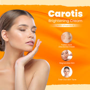Carotis Brightening Cream - 50gm / 1.7 fl oz Carotis - Mitchell Brands - Skin Lightening, Skin Brightening, Fade Dark Spots, Shea Butter, Hair Growth Products