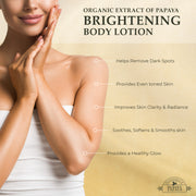 Organic Extract of Papaya Brightening Body Lotion - 400ml mitchellbrands - Mitchell Brands - Skin Lightening, Skin Brightening, Fade Dark Spots, Shea Butter, Hair Growth Products
