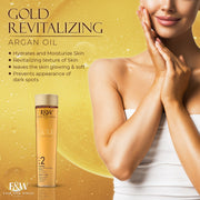 Fair & White Gold Revitalizing Argan Oil - Nourishes Skin - 200ml / 6.76 fl oz Fair & White Gold - Mitchell Brands - Skin Lightening, Skin Brightening, Fade Dark Spots, Shea Butter, Hair Growth Products