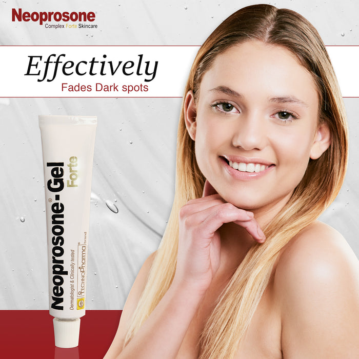 Neoprosone Brightening Gel - Moisturizer Cream Gel - 30g / 1 oz Neoprosone Technopharma - Mitchell Brands - Skin Lightening, Skin Brightening, Fade Dark Spots, Shea Butter, Hair Growth Products
