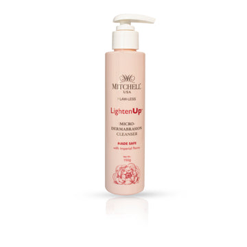 Lighten Up Flaw-Less Micro Dermabrasion Cleanser 150g Mitchell Brands - Mitchell Brands - Skin Lightening, Skin Brightening, Fade Dark Spots, Shea Butter, Hair Growth Products
