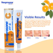 Neoprosone Brightening Cream with Vitamin C - 50g / 1.75 Fl Oz Neoprosone Vitamin "C" - Mitchell Brands - Skin Lightening, Skin Brightening, Fade Dark Spots, Shea Butter, Hair Growth Products