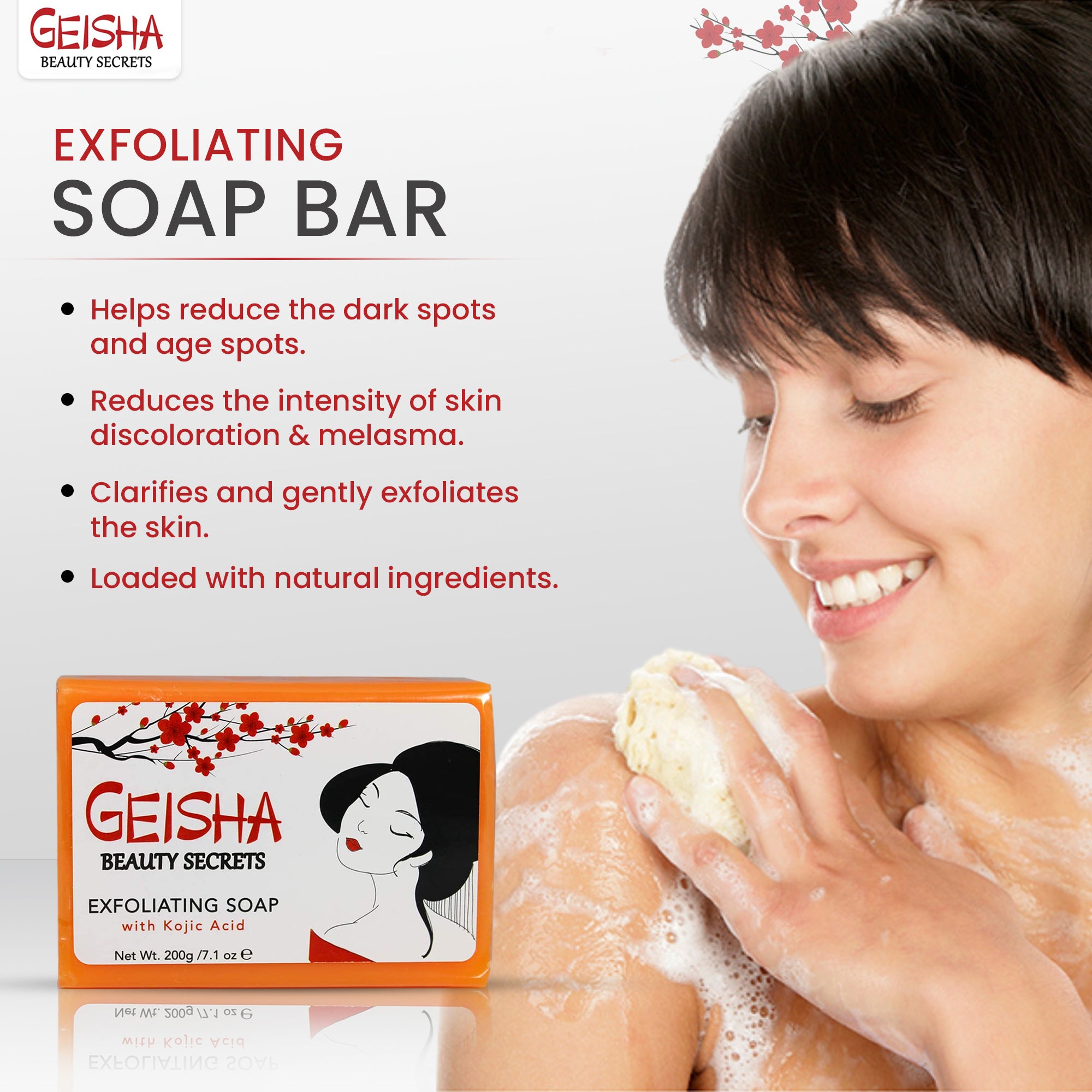 Geisha Beauty Secret Bundle Mitchell Brands - Mitchell Brands - Skin Lightening, Skin Brightening, Fade Dark Spots, Shea Butter, Hair Growth Products