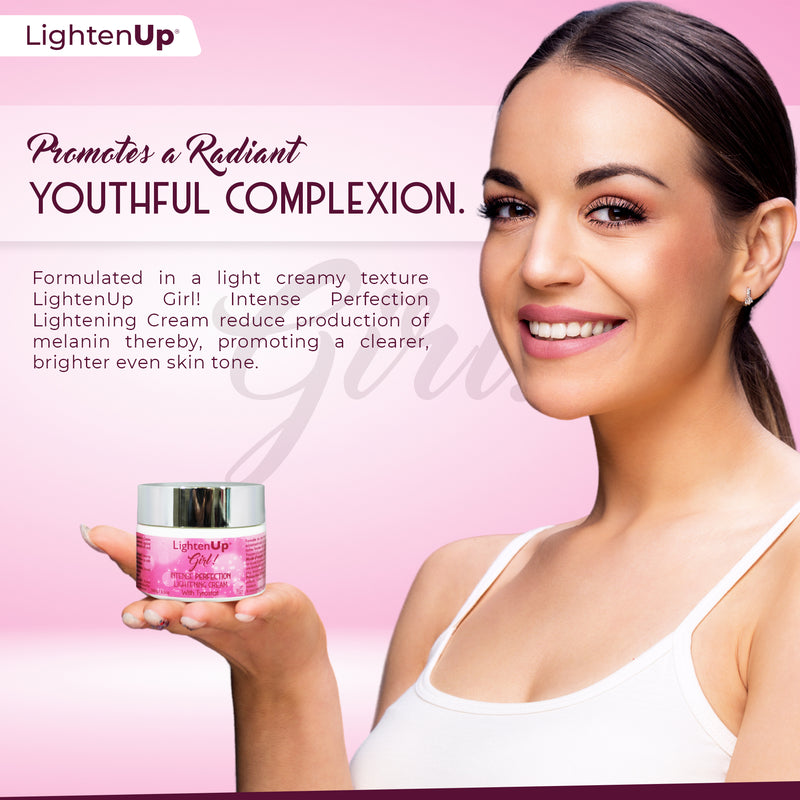 Omic LightenUp Girl! Intense Perfection Lightening Cream - 100g / 3.5 Oz Mitchell Brands - Mitchell Brands - Skin Lightening, Skin Brightening, Fade Dark Spots, Shea Butter, Hair Growth Products