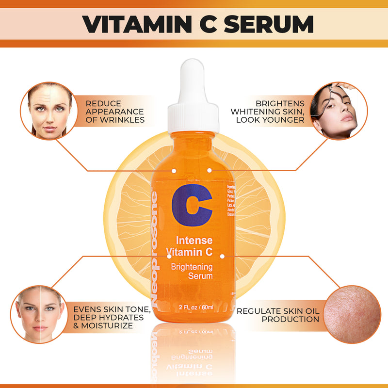 Neoprosone Intense Vit C Serum 60ml Mitchell Group USA, LLC - Mitchell Brands - Skin Lightening, Skin Brightening, Fade Dark Spots, Shea Butter, Hair Growth Products