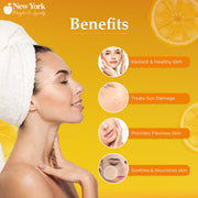 New York Bright & Lovely Lightening Soap with Vitamin C and Hyaluronic Acid - 200g / 7 Oz Mitchell Brands - Mitchell Brands - Skin Lightening, Skin Brightening, Fade Dark Spots, Shea Butter, Hair Growth Products
