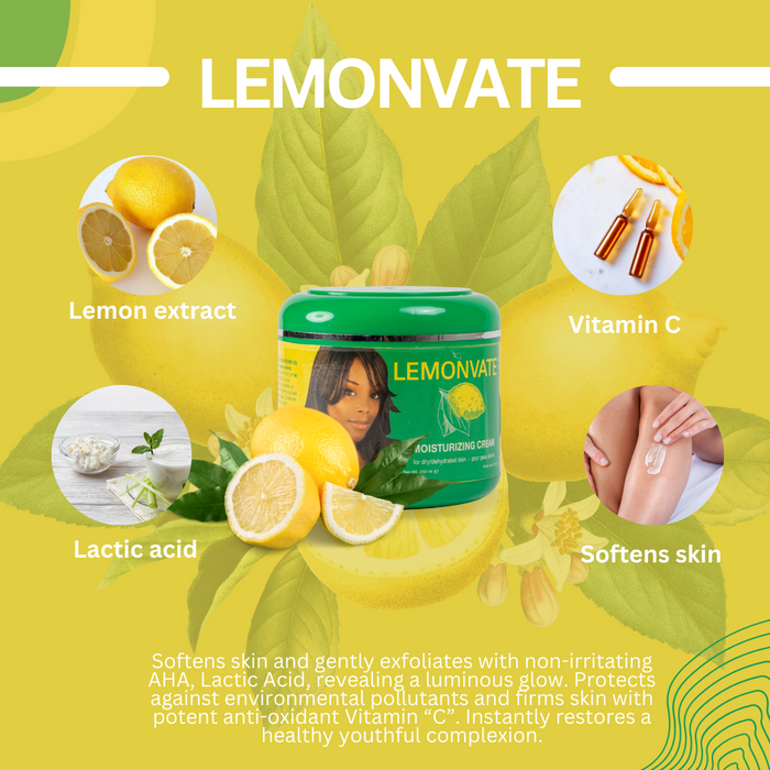 Lemonvate Moisturizing Cream NEW 250ml Mitchell Brands