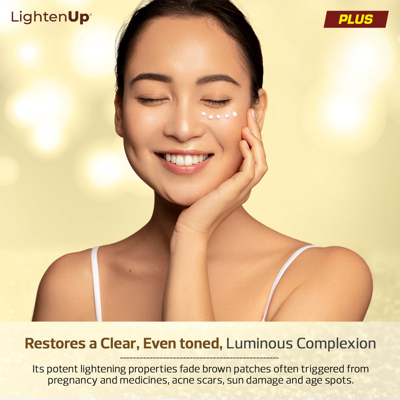 Omic LightenUp PLUS Lightening Gel - 30ml LightenUp - Mitchell Brands - Skin Lightening, Skin Brightening, Fade Dark Spots, Shea Butter, Hair Growth Products