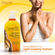 Carotis Brightening Shea Butter Body Lotion with Vitamin A - 500ml / 17.6 fl oz Mitchell Brands - Mitchell Brands - Skin Lightening, Skin Brightening, Fade Dark Spots, Shea Butter, Hair Growth Products