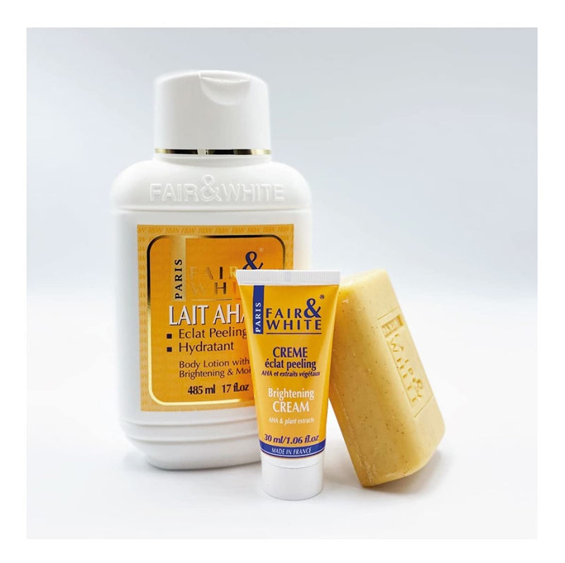 Fair & White Original AHA Body Lotion - 500ml / 17.6 fl oz Fair & White Original - Mitchell Brands - Skin Lightening, Skin Brightening, Fade Dark Spots, Shea Butter, Hair Growth Products
